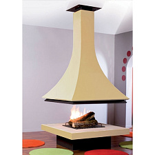 Камин JC Bordelet Julietta 985 color centrale (центральный, с открытым очагом)